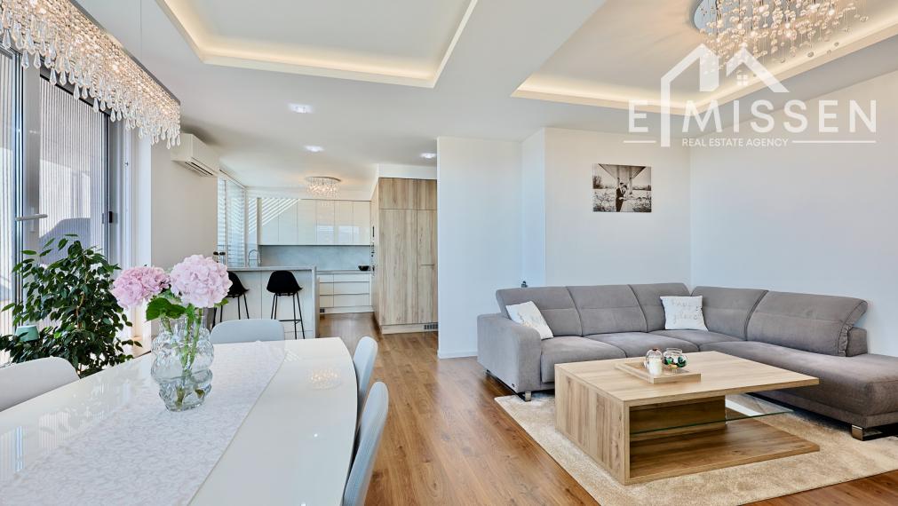 EMISSEN- Na predaj 4-izbový byt 181 m2 s dvoma terasami, 2 garážovými miestami a pivnicou – Trenčín, Saratovská ulica