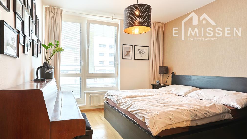 EMISSEN – REZERVOVANÉ - Na predaj krásny 3-izbový byt 91,75 m2 s dvoma balkónmi a parkovaním – Galvaniho ulica, Bratislava