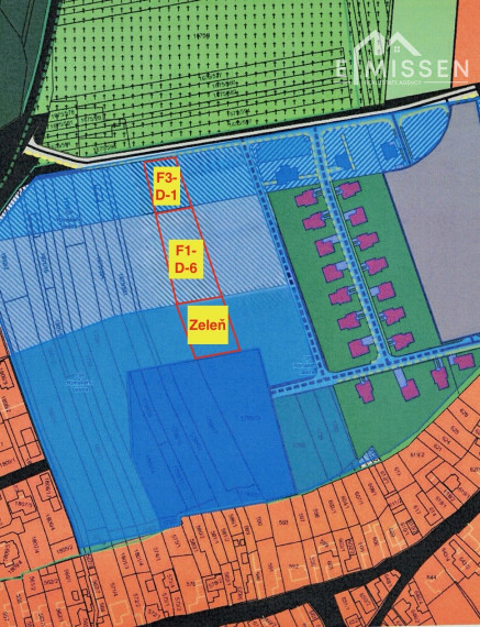 EMISSEN – Investment land for sale in Stupava with potential for the construction of 3 single-family homes