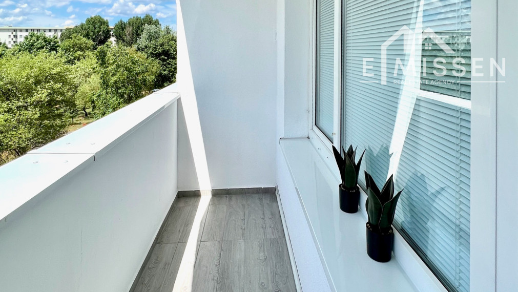 EMISSEN – For Rent a beautiful 2-room studio apartment on Šustekova Street in Petržalka