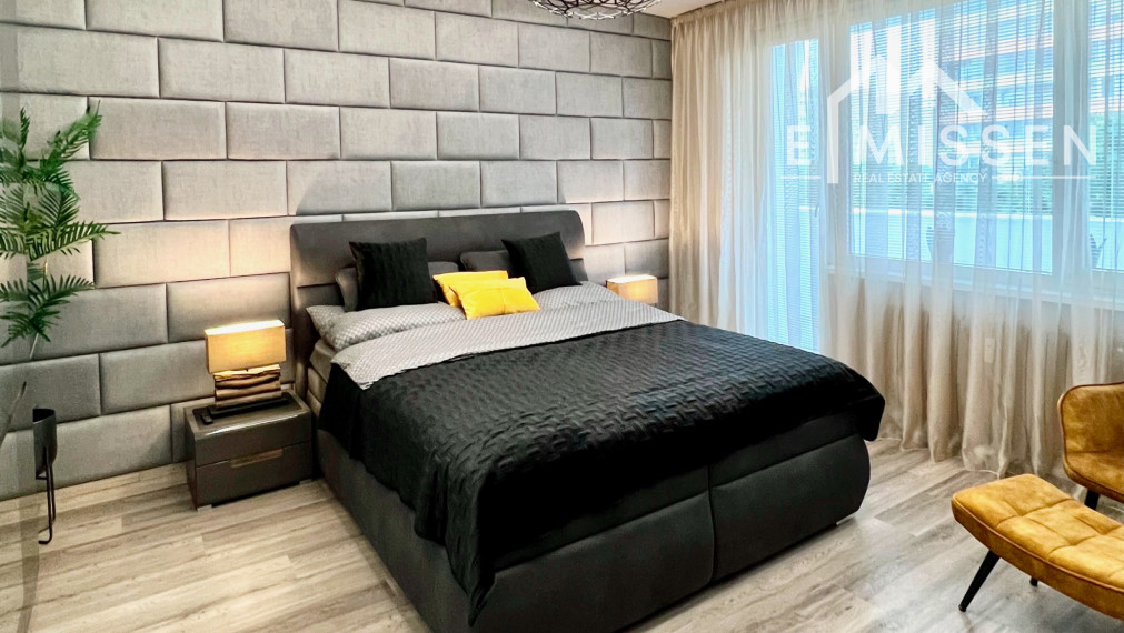 EMISSEN – For Rent a beautiful 2-room studio apartment on Šustekova Street in Petržalka