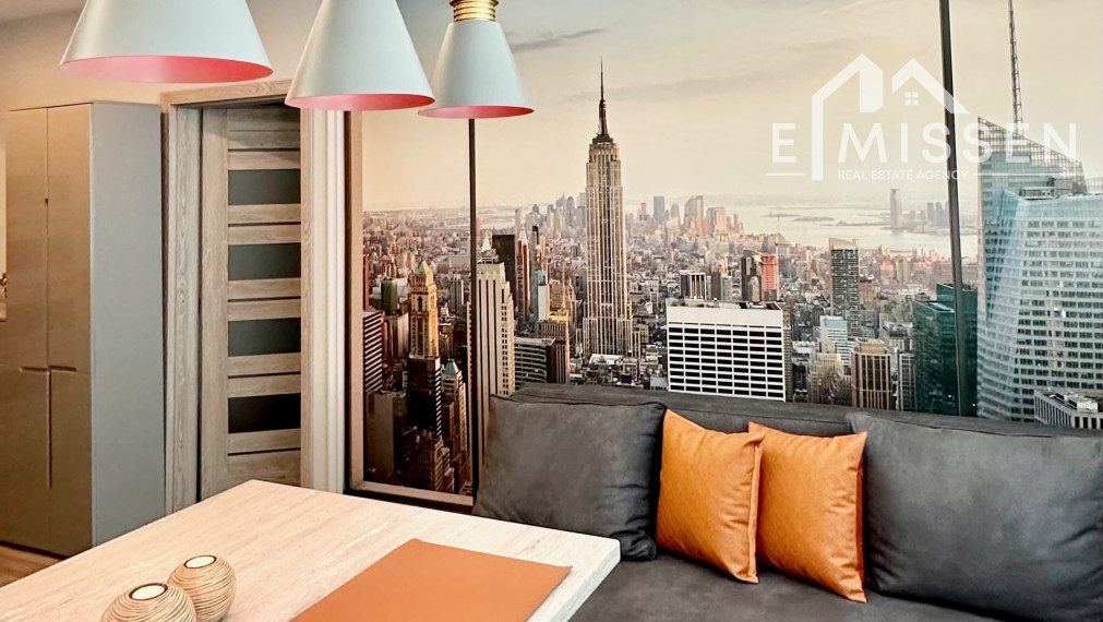 EMISSEN – For Rent a beautiful 2-room studio apartment on Šustekova Street in Petržalka