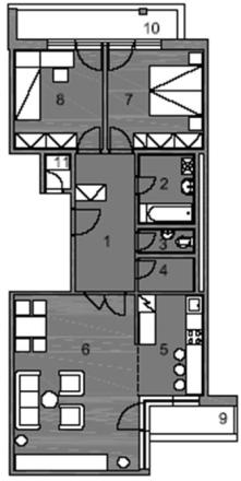 EMISSEN – PREDANÉ - 3-izbový byt 91,75 m2 s dvoma balkónmi a parkovaním – Galvaniho ulica, Bratislava - fotografia 17