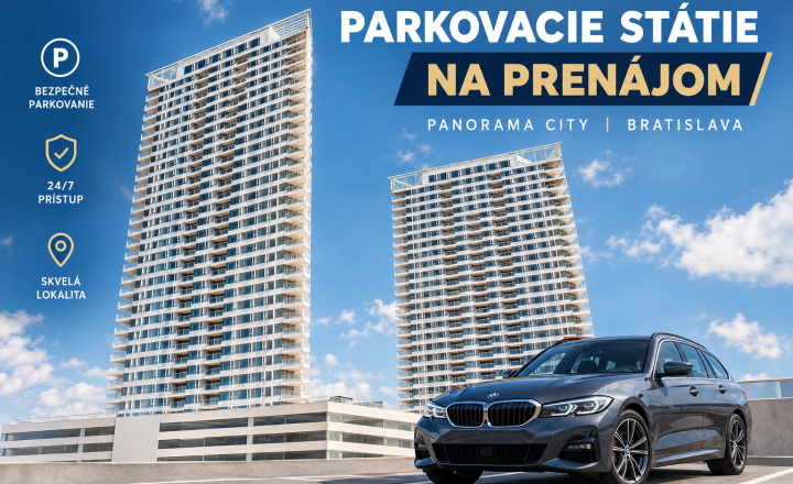 EMISSEN - Garage Parking Space for Rent - Panorama City, Bratislava
