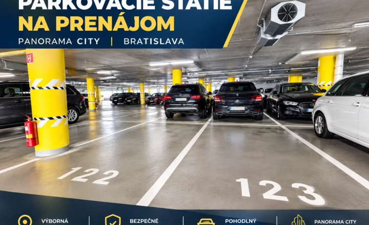 EMISSEN - Garage Parking Space for Rent - Panorama City, Bratislava - fotografia 1