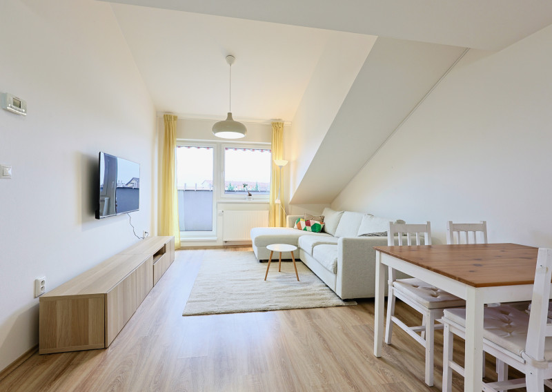 EMISSEN – For rent fully furnished 3-room apartment with balcony and parking in Svätý Jur, Rulandská Street