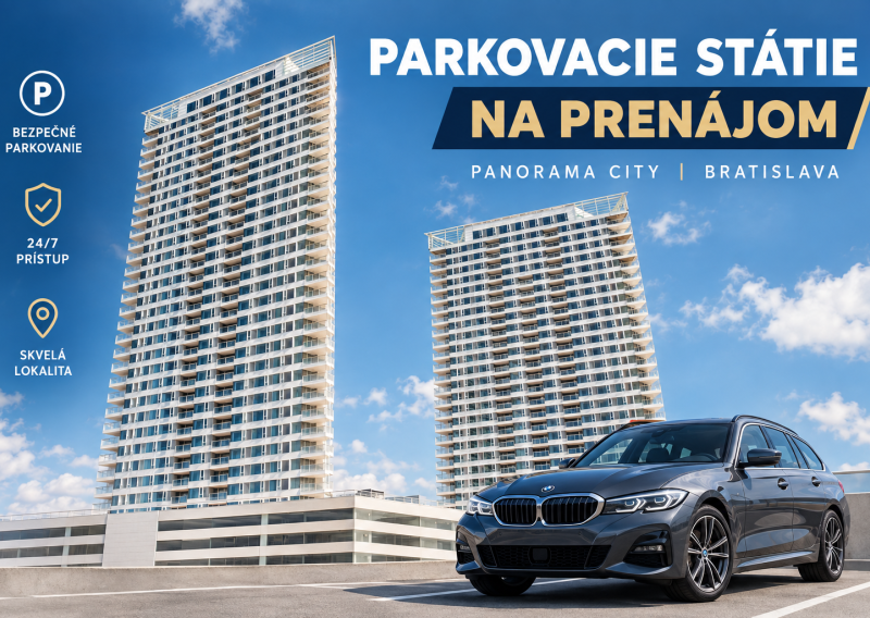 EMISSEN - Garage Parking Space for Rent - Panorama City, Bratislava